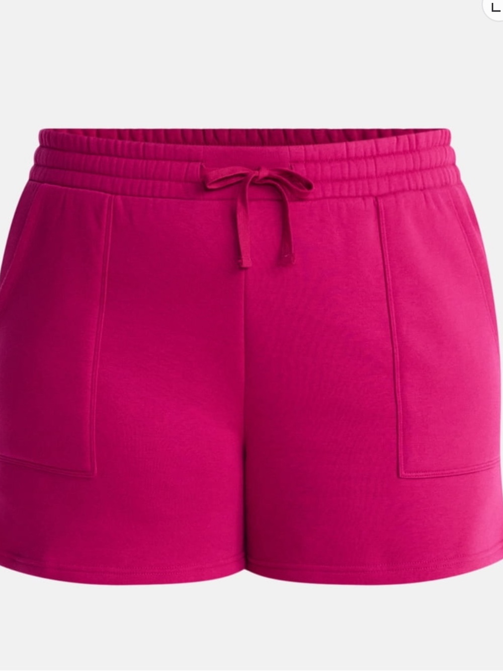 Terra & Sky Women's Plus Size Fleece Shorts